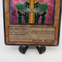 Jinzo PSV-000 Reverse Foil Error Misprint Played MP Secret Rare Holo Yugioh Card - Image 3