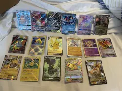 Pokemon Card Lot Gx, EX, Tag Team, Shiny, V cards - Image 1