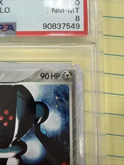 PSA 8 Registeel Ex Holo Emerald 100/106 Graded Pokemon Card - Image 3
