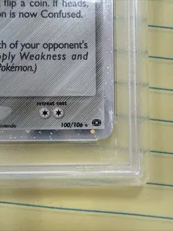 PSA 8 Registeel Ex Holo Emerald 100/106 Graded Pokemon Card - Image 4