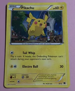 Pikachu 6/12 Holo McDonald's Promos 2015 Pokemon TCG LP - Image 1