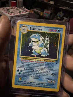 Pokemon TCG Blastoise Holo Unlimited Rare Card 2/130 Base Set 2 Near Mint - Image 1