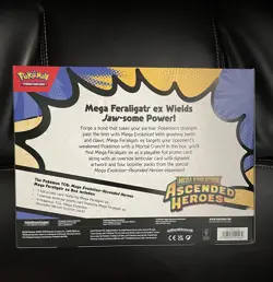 Pokemon TCG: Mega Evolution Ascended Heroes Mega Feraligatr ex Box New & Sealed - Image 2