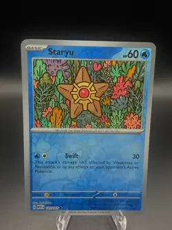 Staryu 120/165 Common 151 Pokemon Reverse Holo Near Mint - Image 1