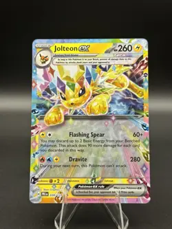 Pokemon Jolteon ex 030/131 Sv: Prismatic Evolutions Double Rare Holo English - Image 3