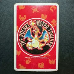 S2328 Voltorb 6 of Diamonds Red Charizard Deck Playing Poker Card Pokemon - Image 2