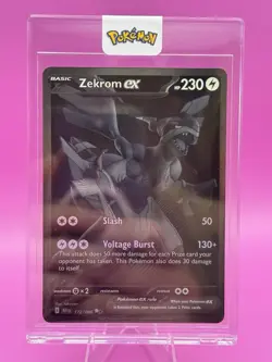 Pokemon Zekrom EX Black Bolt 172/086 BWR English TCG Card MINT PACK FRESH - Image 1