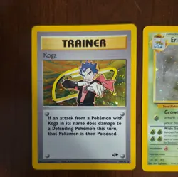 Pokemon TCG Gym Challenge Holo 3 Card Lot Koga Venusaur Mewtwo - Image 2