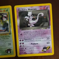 Pokemon TCG Gym Challenge Holo 3 Card Lot Koga Venusaur Mewtwo - Image 4