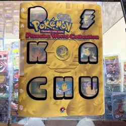 Pokemon Pikachu World Collection 2000 Complete Set with Binder Free Shipping - Image 1