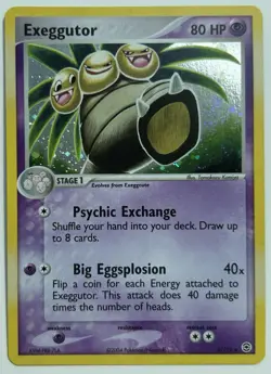 Pokemon TCG Exeggutor 5/112 FireRed & LeafGreen Reverse Holo Card NM /LP - Image 1