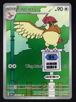 Pidgeotto 208/197 Illustration Rare Obsidian Flames Pokemon Near Mint - Image 1