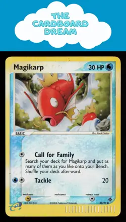 Magikarp EX Dragon #60/97 Common Reverse Holo MP Pokemon Card - Image 1