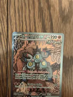 Pokemon TCG SV Prismatic Evolutions Sandy Shocks EX 159/131 Pre-NM Condition - Image 2