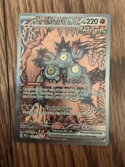 Pokemon TCG SV Prismatic Evolutions Sandy Shocks EX 159/131 Pre-NM Condition - Image 3