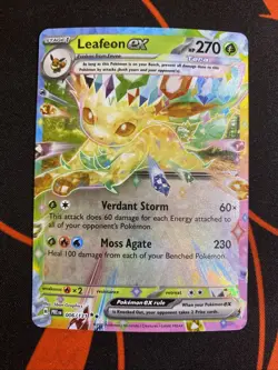 Leafeon ex - 006/131 006/131 Holo Double Rare Prismatic Evolutions Pokemon NM - Image 1