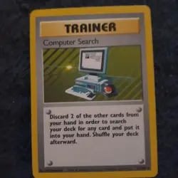 Computer Search Base Set 71/102 Pokemon Card - Image 1