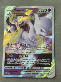 Mewtwo Vstar Full Art Holo - Pokemon Go Set - Rare - NM - #31/78 - Image 1