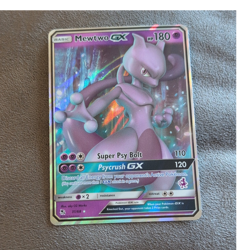 Mewtwo GX 31/68 Hidden Fates Ultra Rare Holo Basic 180 HP Pokemon TCG (EN) - Image 1