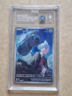 Pokemon TCG Steven's Beldum 207 Black Star Promo Card TAG 9 - Image 1