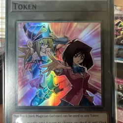 Tea & Dark Magician Girl Token - TKN5-EN022 - Mint (Sealed) - Image 2