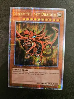 Yugioh! Slifer the Sky Dragon LC01-EN002 Quarter Century Secret Rare 1 NM - Image 1