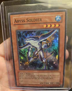 Konami Abyss Soldier CMC-EN001 Effect Super Rare Limited Yu-Gi-Oh! ATK/1800 DEF… - Image 1