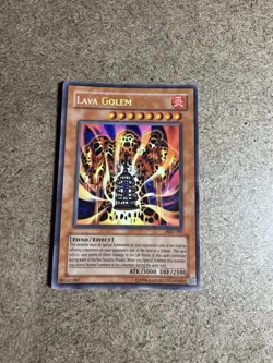 Yugioh Lava Golem PGD-107 Secret Rare Original Print LP - Image 1