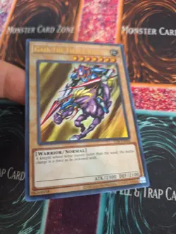 Yugioh Gaia The Fierce Knight LOB-EN006 Ultra Rare Unlimited Near Mint - Image 2