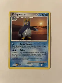 Prinplup 6/12 DP Trainer Kit Manaphy & Lucario Regular Pokemon Card English R3B - Image 1