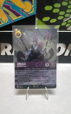 Ursula - Sea Witch Queen (Store Championship) 38 Disney Lorcana Promo Cards Holo - Image 1
