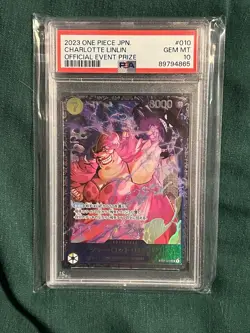 One Piece Charlotte Linlin Official Event Prize 2023 PSA 10 Card #010 - Image 1