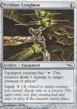 VIRIDIAN LONGBOW Mirrodin MTG Magic the Gathering Cards DJMagic - Image 1