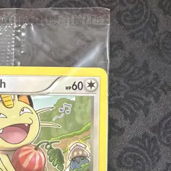 Build a Bear Pokemon Card Meowth Promo Trading Card TCG SEALED D15 - Image 3