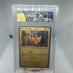 2023 Pikachu 006/015 McDonalds M23 EN Holo Promo Pokemon Card HGA 9 - Image 1