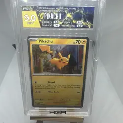2023 Pikachu 006/015 McDonalds M23 EN Holo Promo Pokemon Card HGA 9 - Image 2