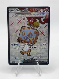 Eiscue ex - 210/197 - Pokemon Obsidian Flames Full Art Ultra Rare Card - Image 1