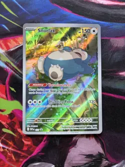 Pokemon Snorlax 051 SVP Scarlet & Violet 151 Promo Holo 150 HP English Card - Image 1