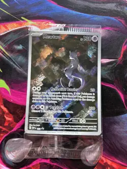 MEWTWO SVP 052 Scarlet Violet 151 Promo Illustration Rare Pokemon Card SEALED - Image 1