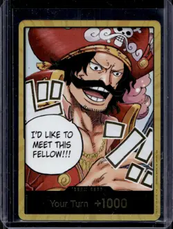 2025 One Piece Carrying On His Will Don!! Card Alternate Art Gold - Image 1