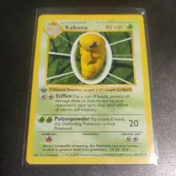 Pokemon Card - Weedle Base Set Shadowless 69/102, Kakuna 33/102 1st Edition - Image 5