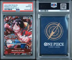 MONKEY D. LUFFY ST01-012 WINNER PACK VOL.5 2023 ONE PIECE CARD GAME PROMO PSA 10 - Image 3