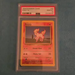 Pokemon Ponyta Base Set Common Regular 1999 PSA 10 Graded Card 60/102 - Image 1