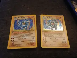 Machamp 1st Edition Shadowless Two Cards - Image 1