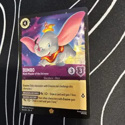 Dumbo Ninth Wonder of the Universe 45/204 Lorcana Fabled Legendary Mi nt Card - Image 2