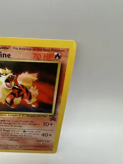Arcanine Holo 06/53 WOTC Black Star Promo Pokemon Card 2000 LP/MP - See Pics - Image 2