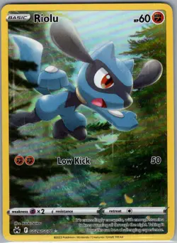 Riolu GG26/GG70 SWSH: Crown Zenith: Galarian Gallery - Pokemon Card - NM - Image 1