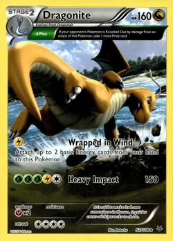 Dragonite (52 Delta) #52/108 XY - Roaring Skies Lightly played - Pokemon Card - Image 1