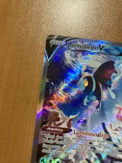 Pokemon TCG Lumineon V Sword & Shield: Brilliant Stars 156/172 Ultra Rare Card - Image 5