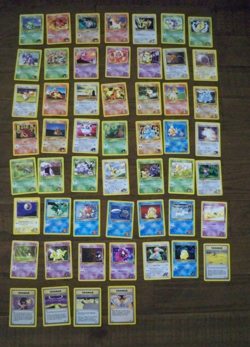 Pokemon Vintage Gym Challenge Rare Lot 53 Cards Common Uncommon Used Condition - Image 1